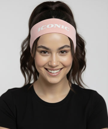 Iconic Powder Pink Headband