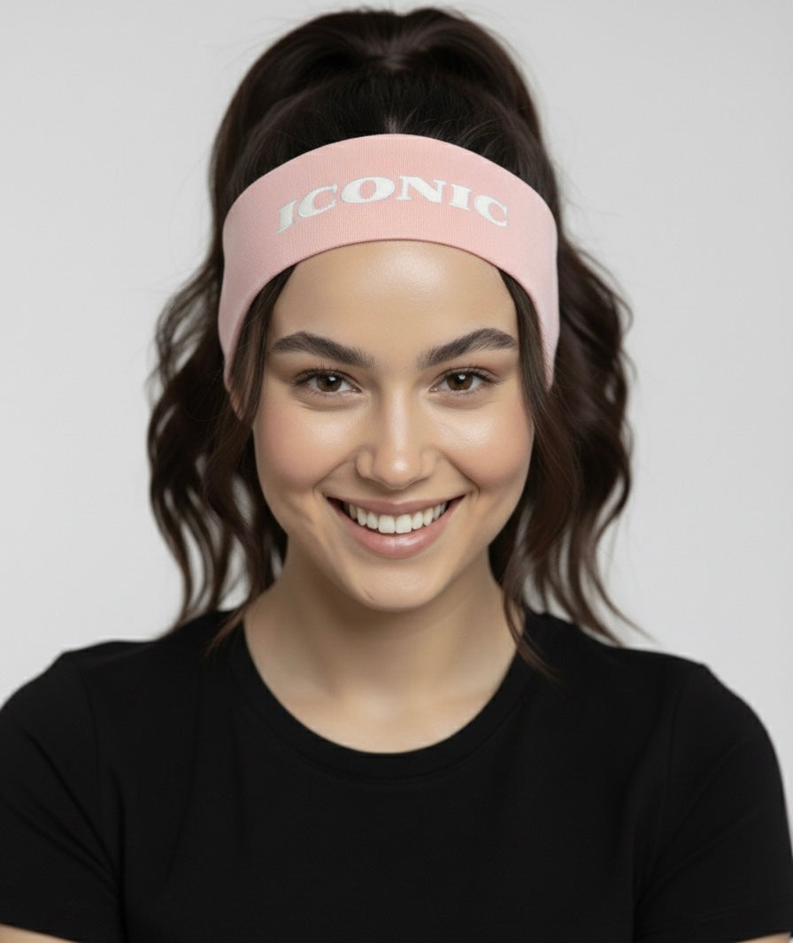 Iconic Powder Pink Headband