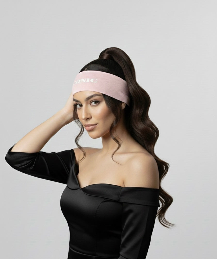 Iconic Powder Pink Headband