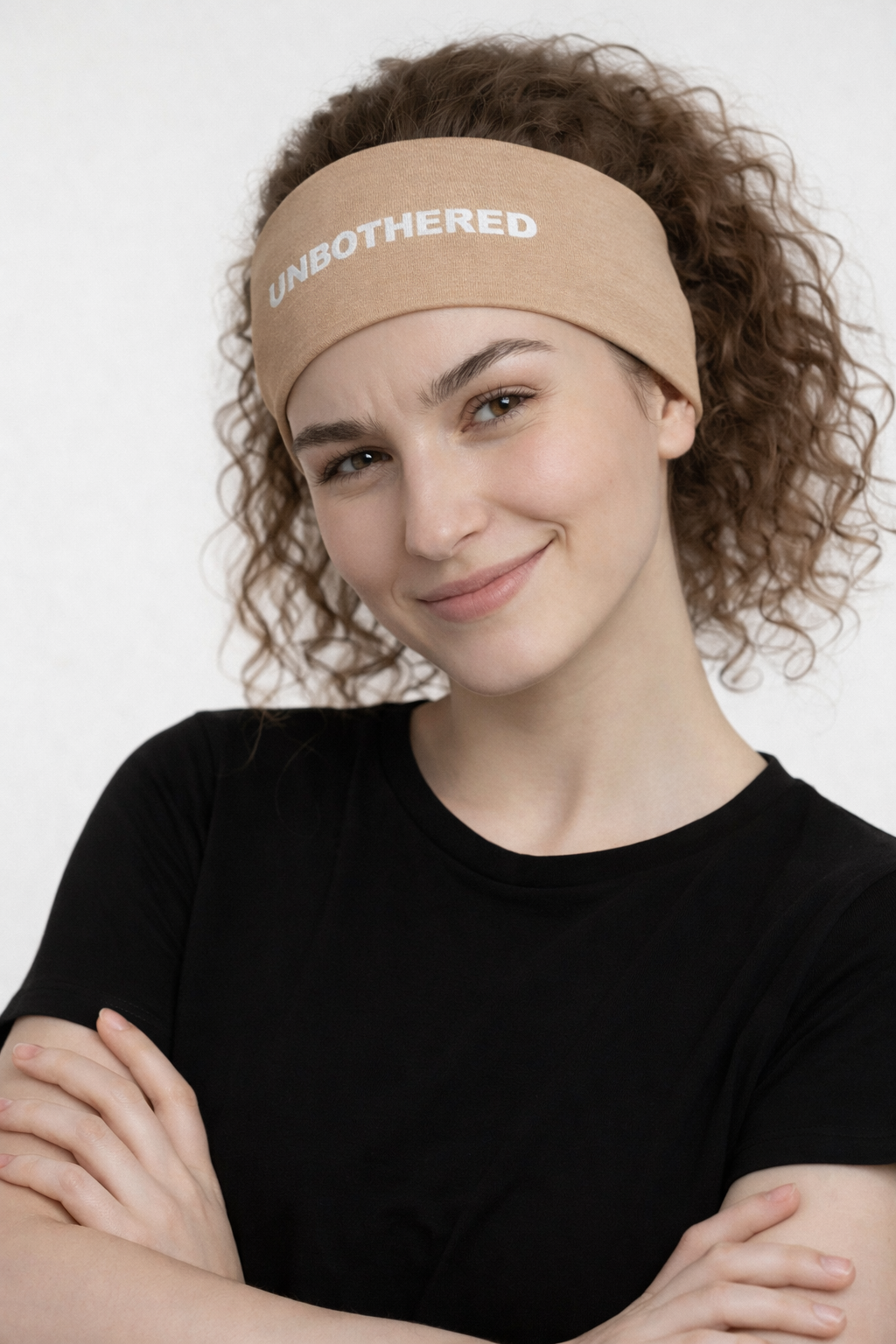 Unbothered Beige Headband
