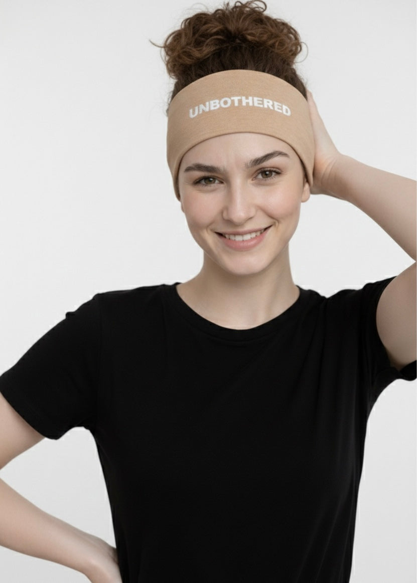 Unbothered Beige Headband
