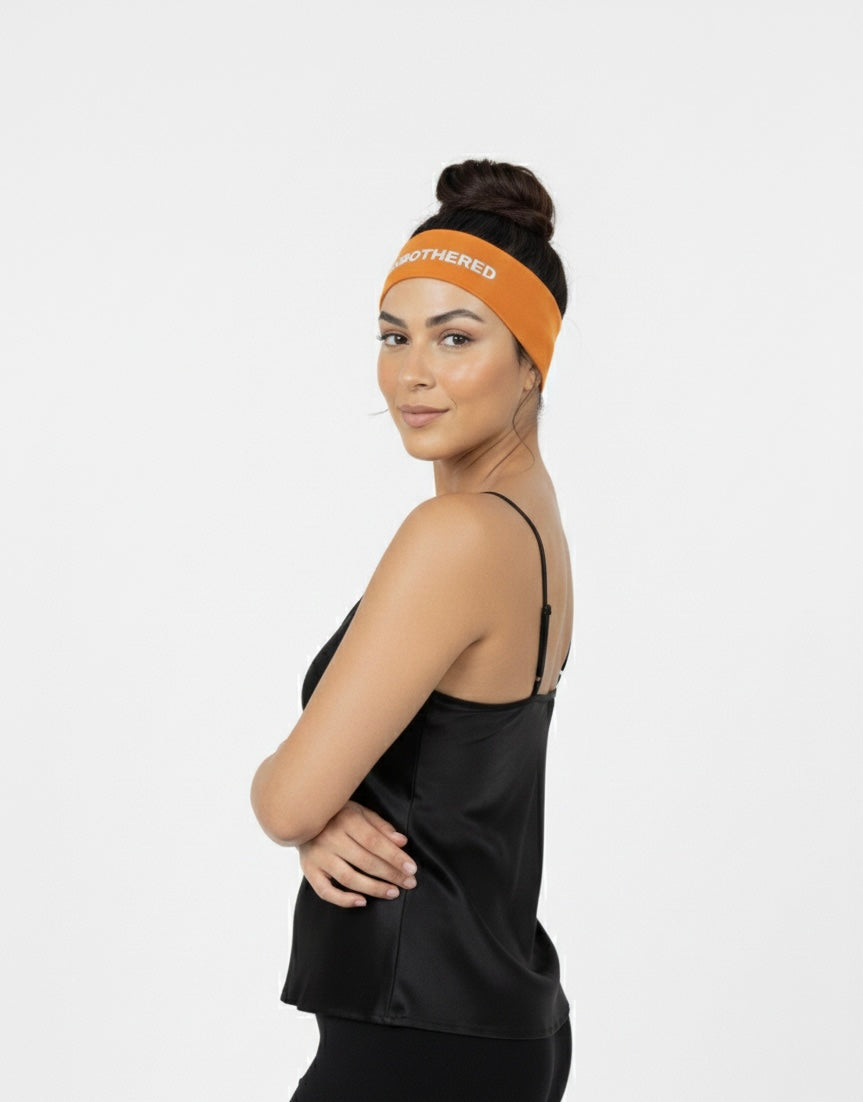 Unbothered Orange Headband