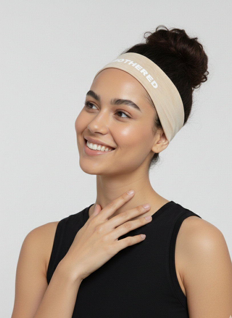 Unbothered Beige Headband