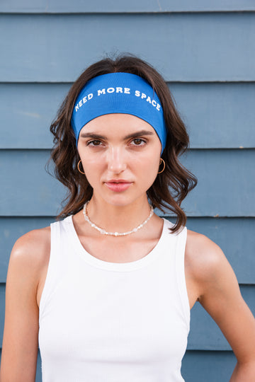NMS Blue Thick Headband