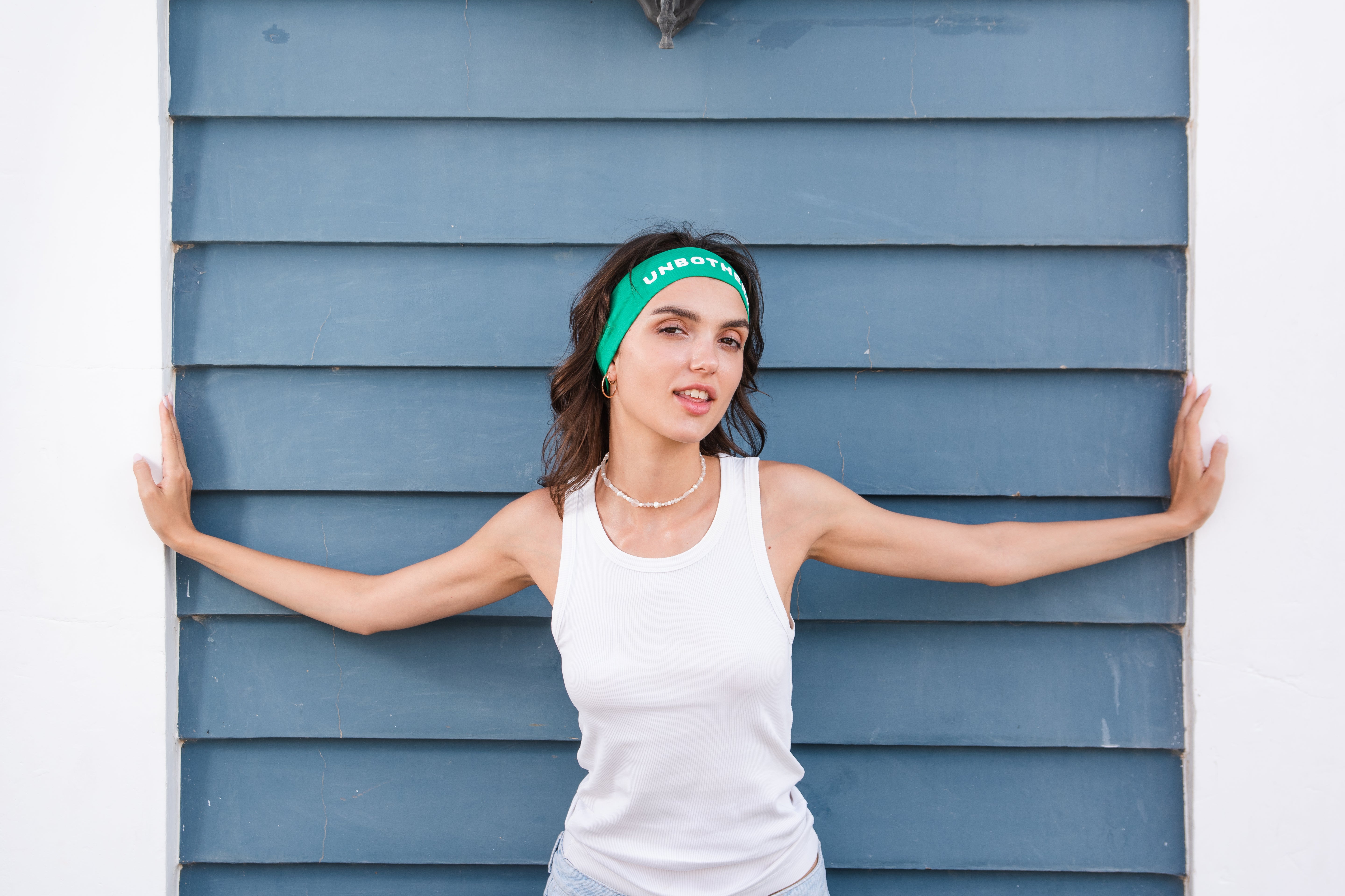 Unbothered Green Headband