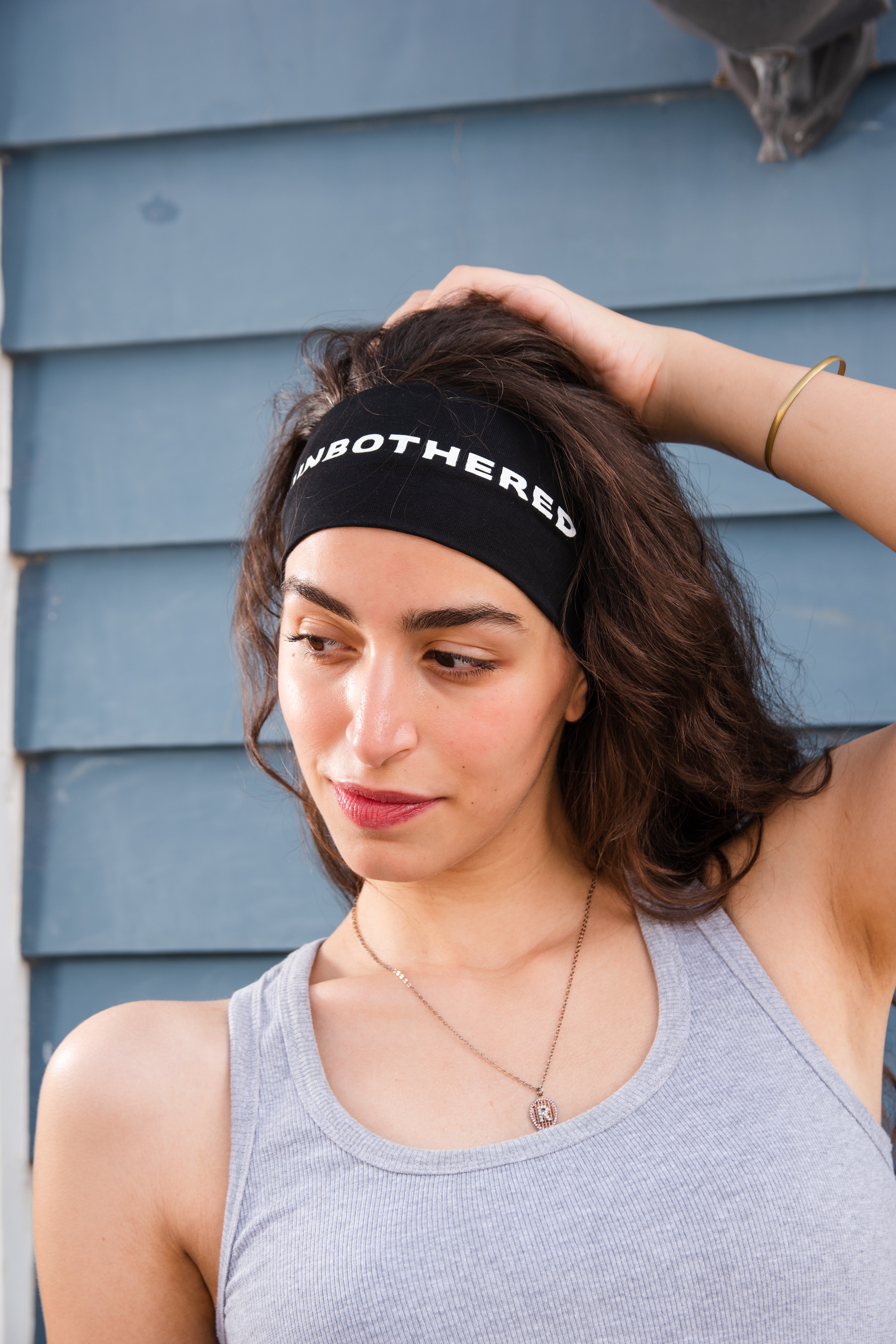 Unbothered Black Headband