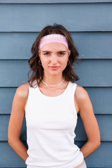Unbothered Powder Pink Headband