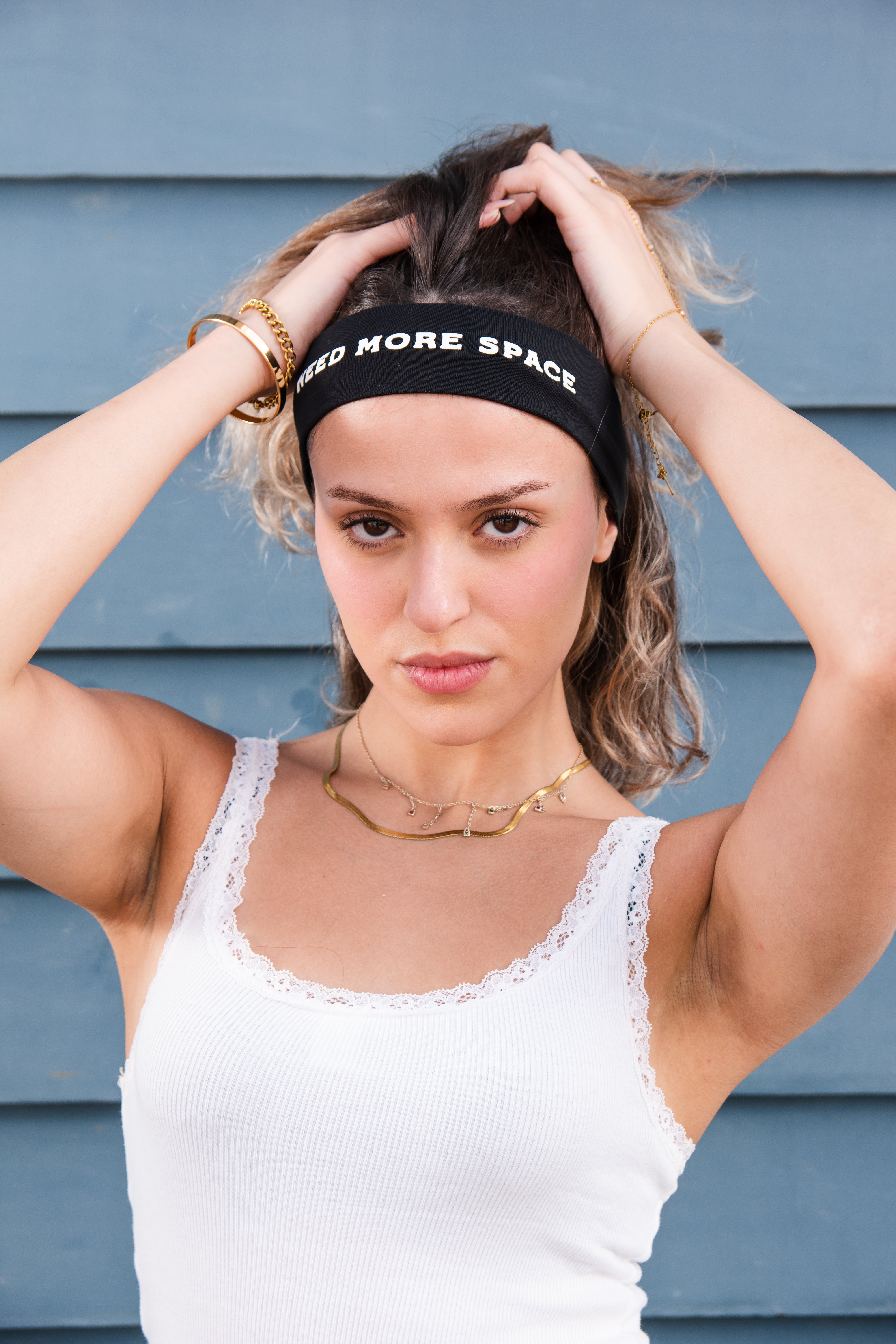NMS Black Headband