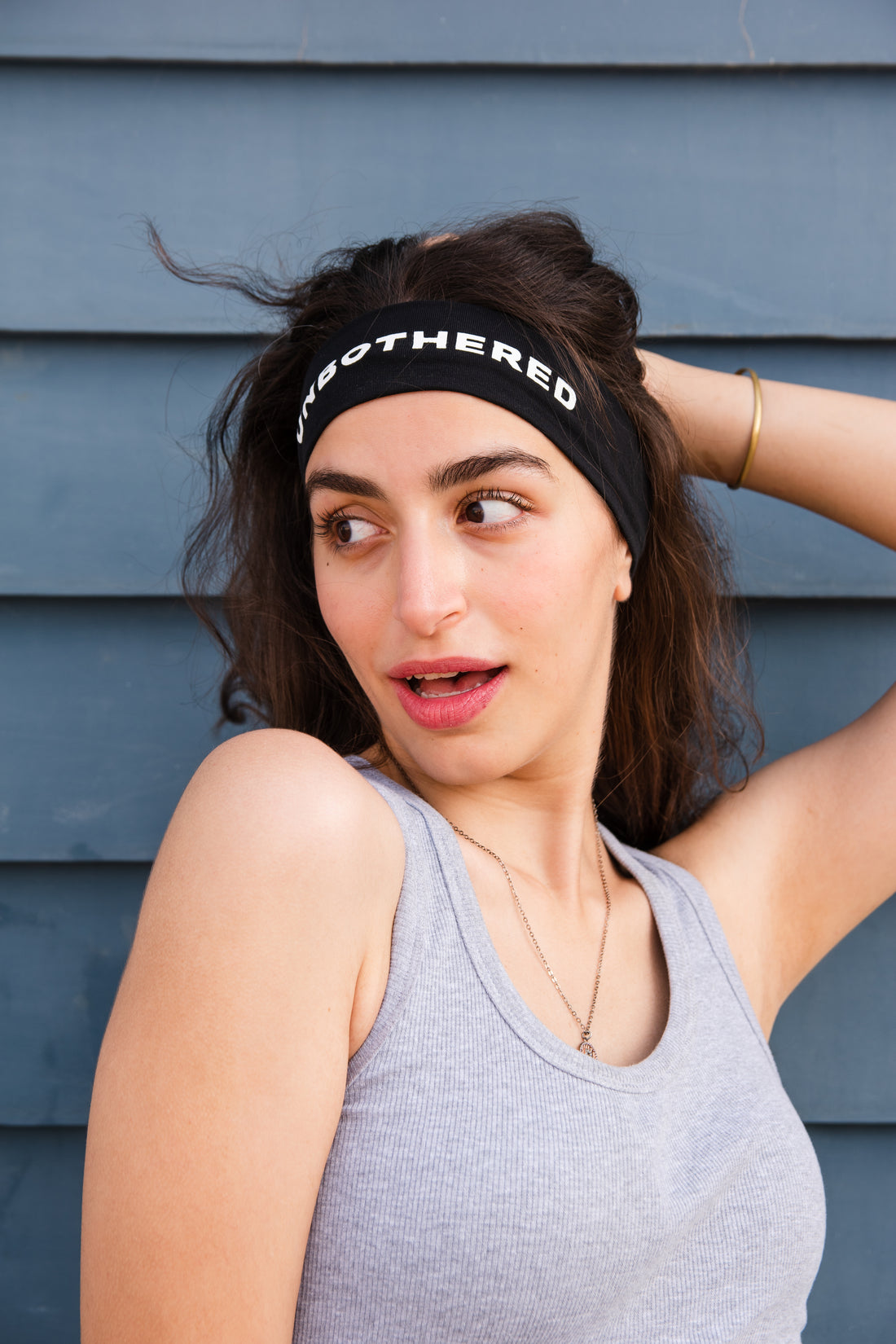 Unbothered Black Headband