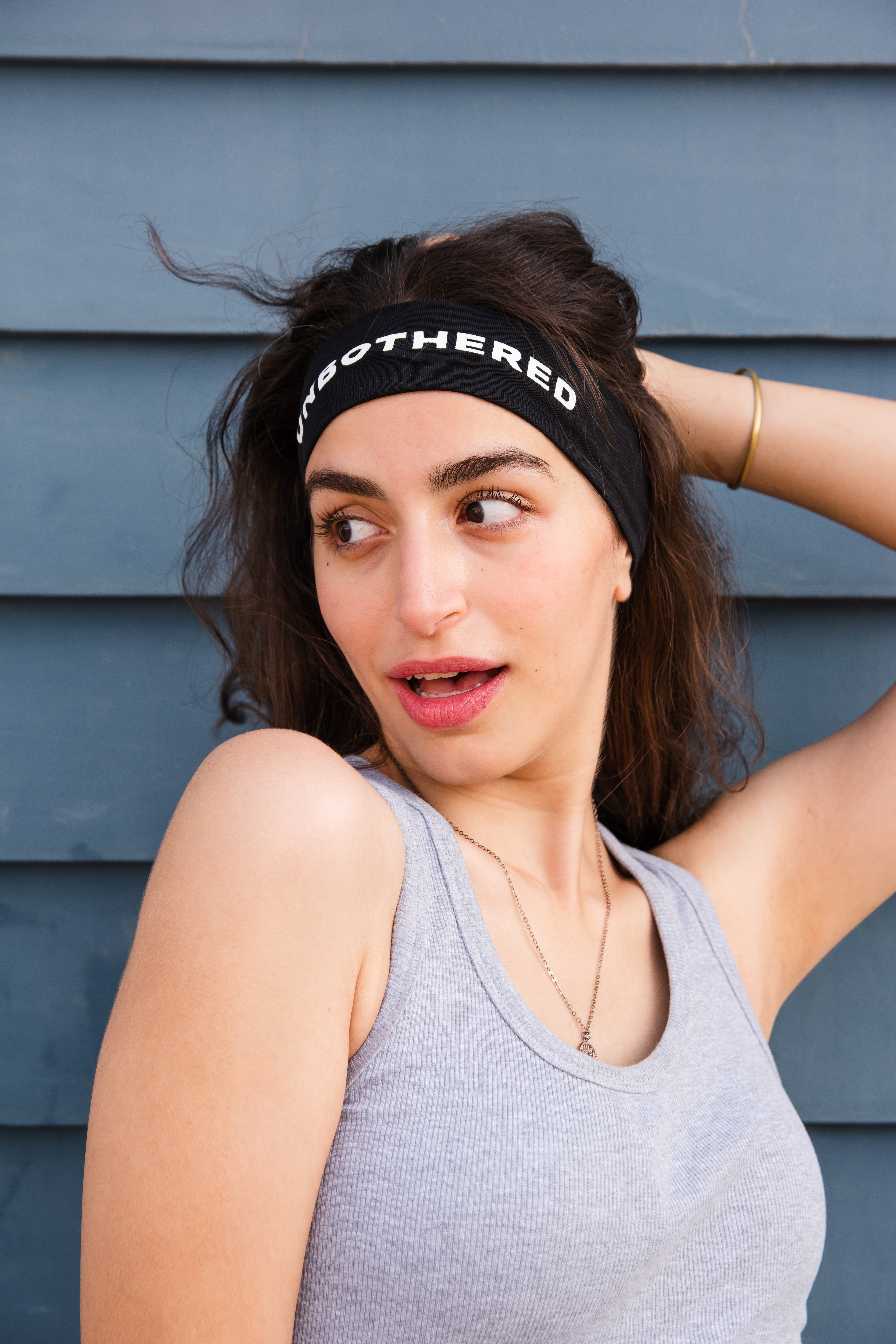 Unbothered Black Headband