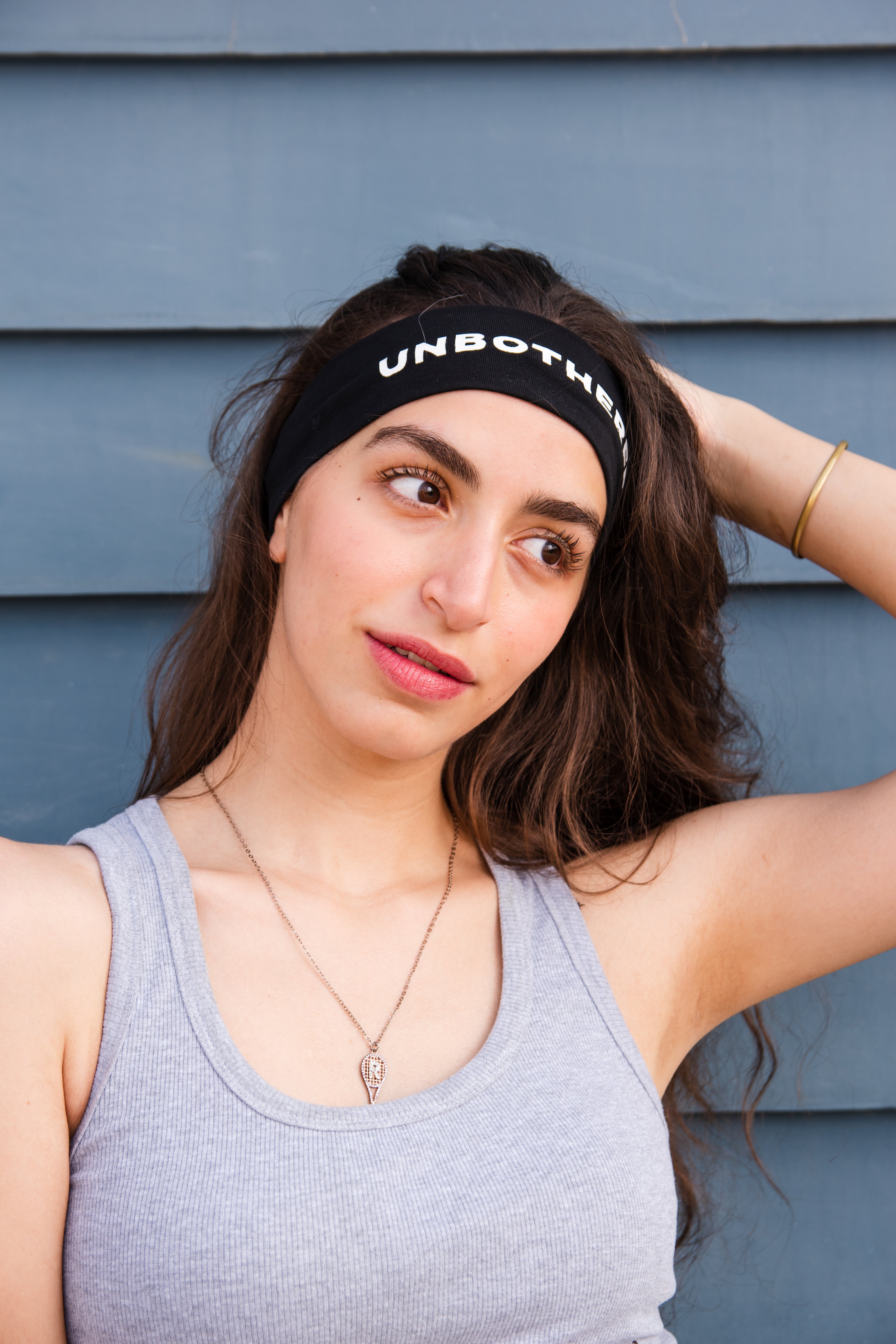 Unbothered Black Headband