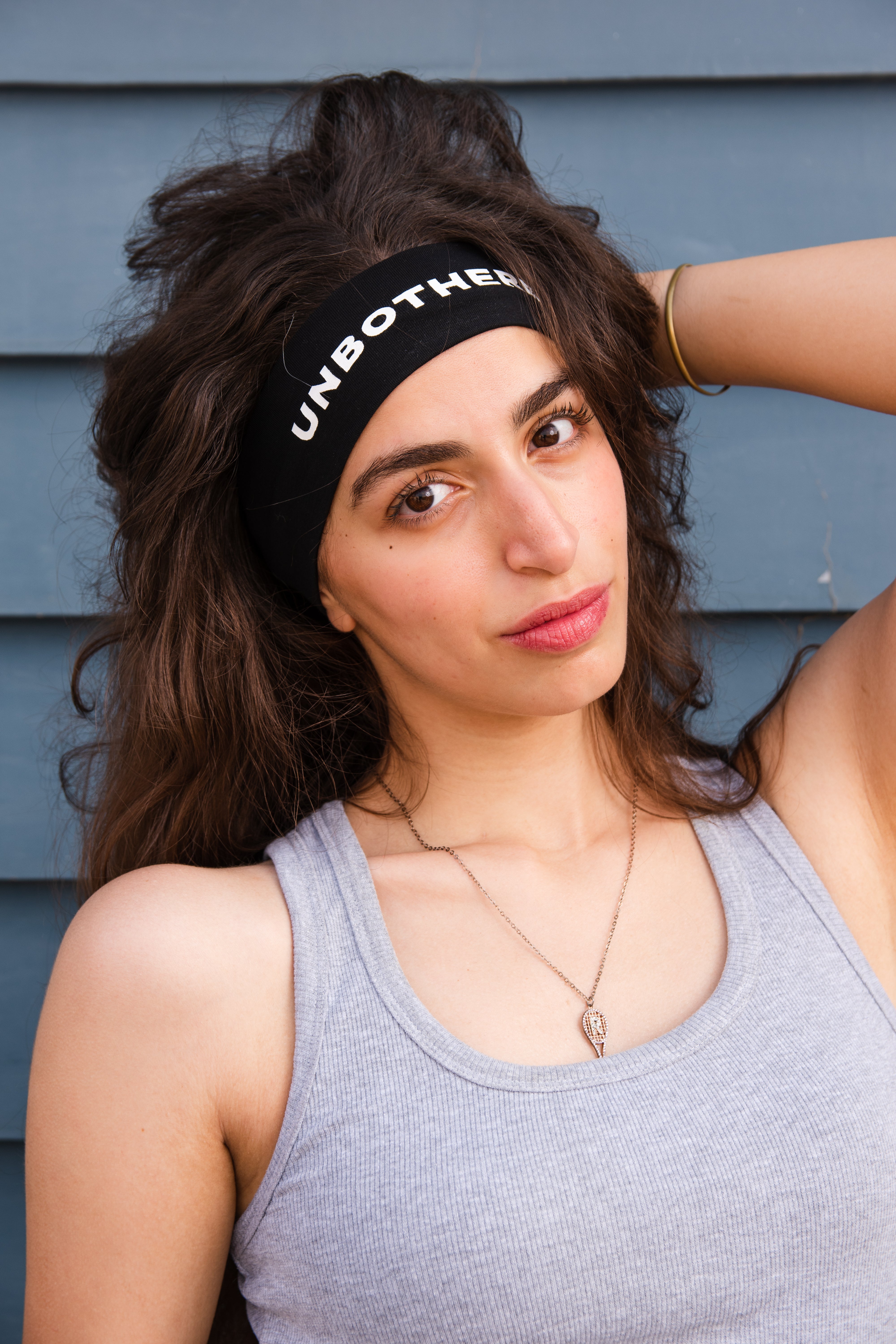 Unbothered Black Headband
