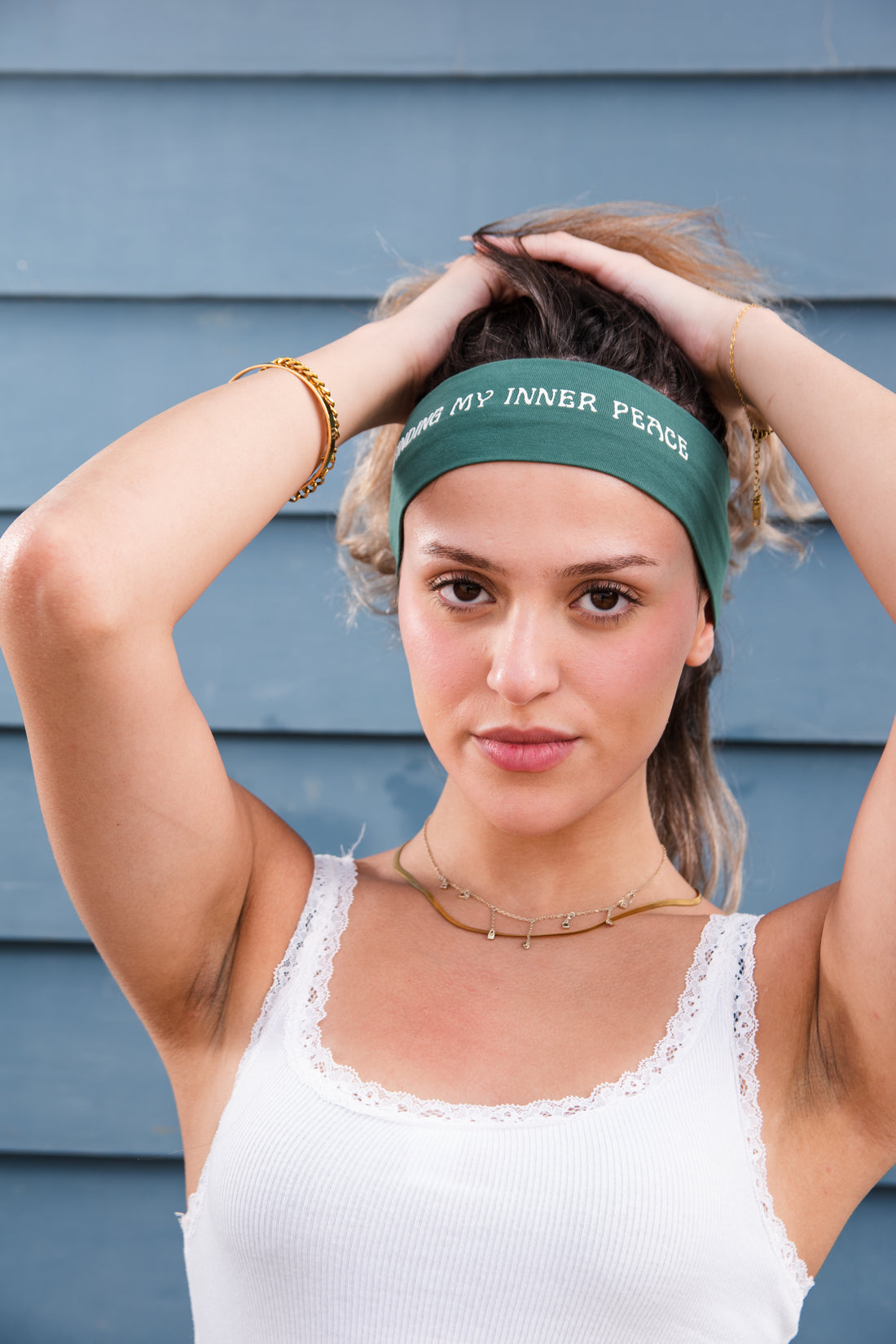 FIP Dark Green Thin Headband