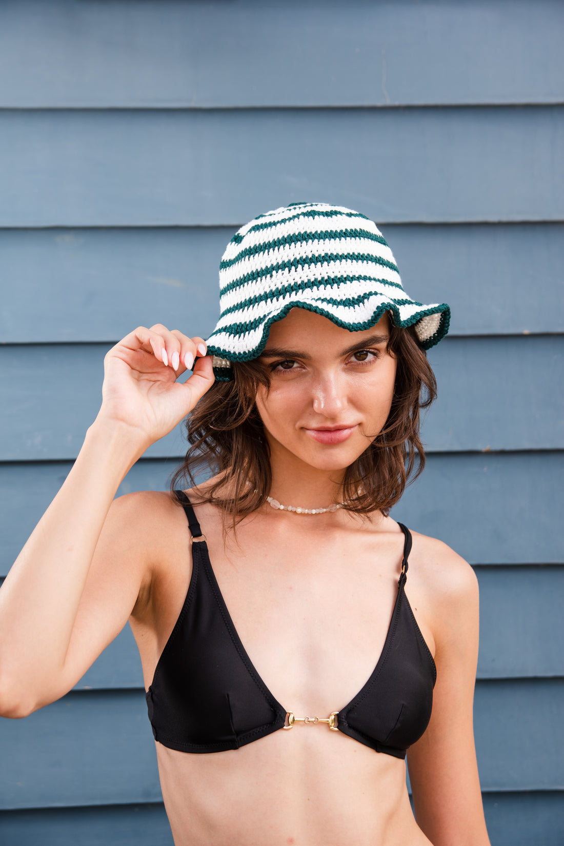 Wave Rider Crochet Bucket Hat