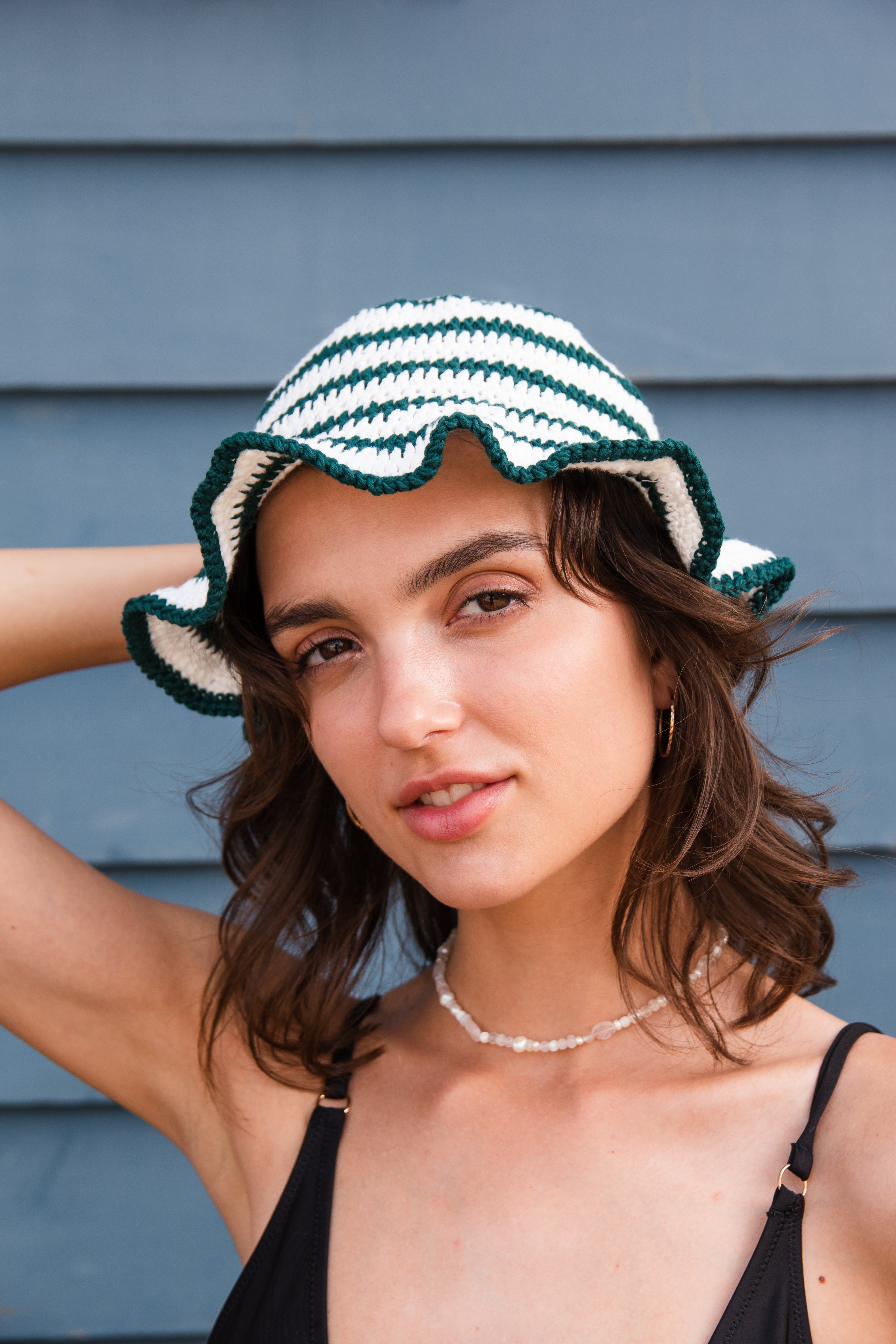 Wave Rider Crochet Bucket Hat