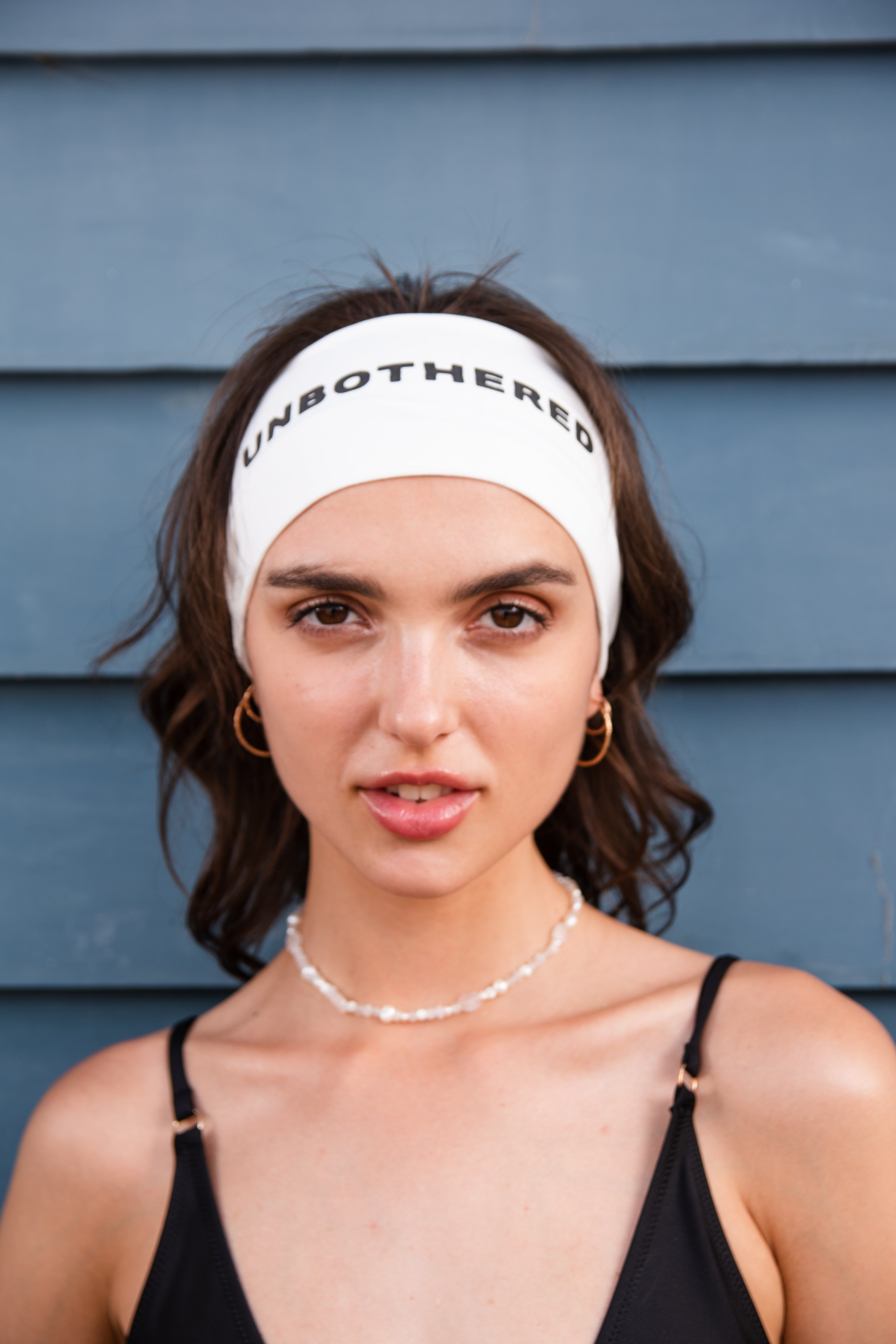 Unbothered White Headband