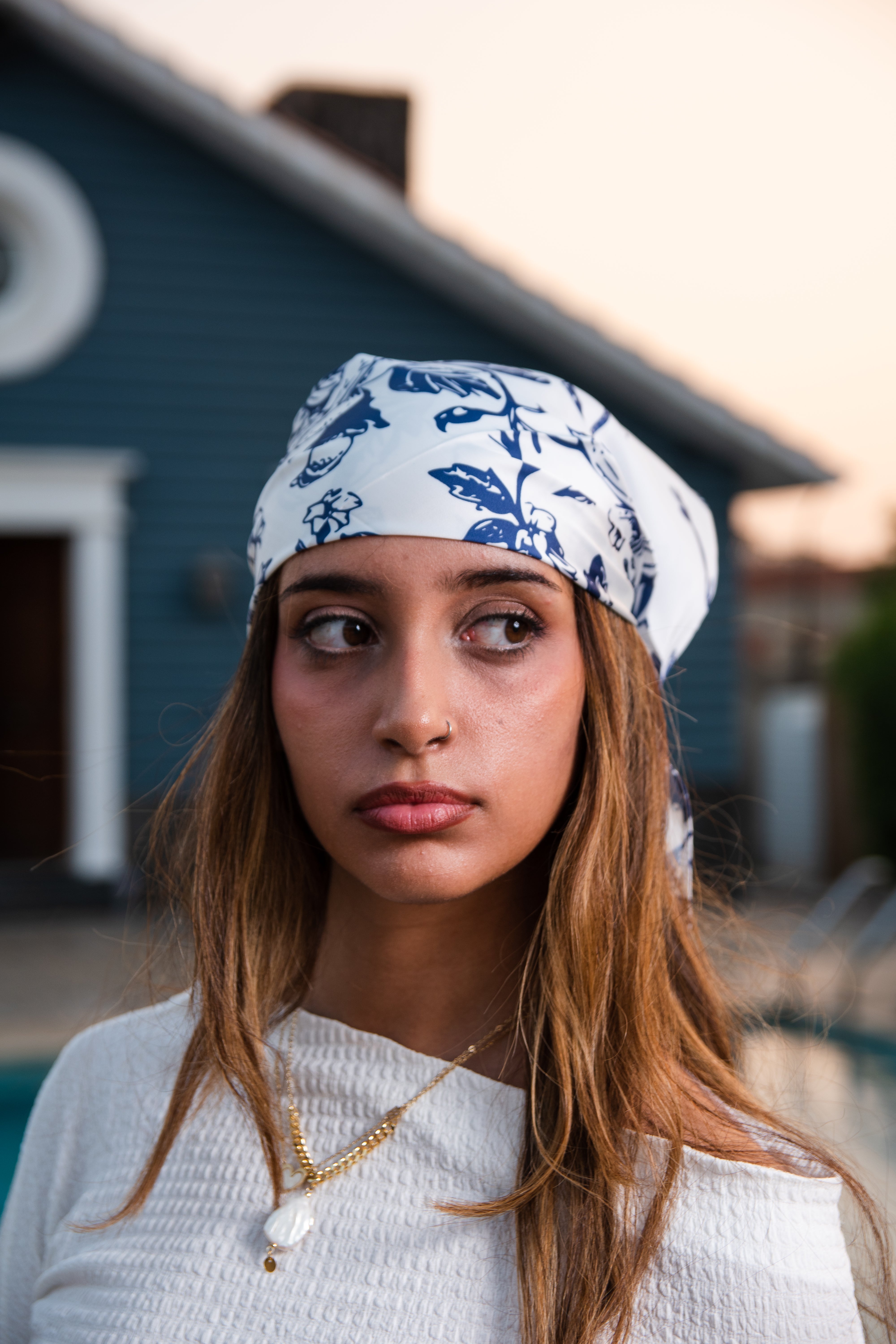 Floral Breeze Headscarf