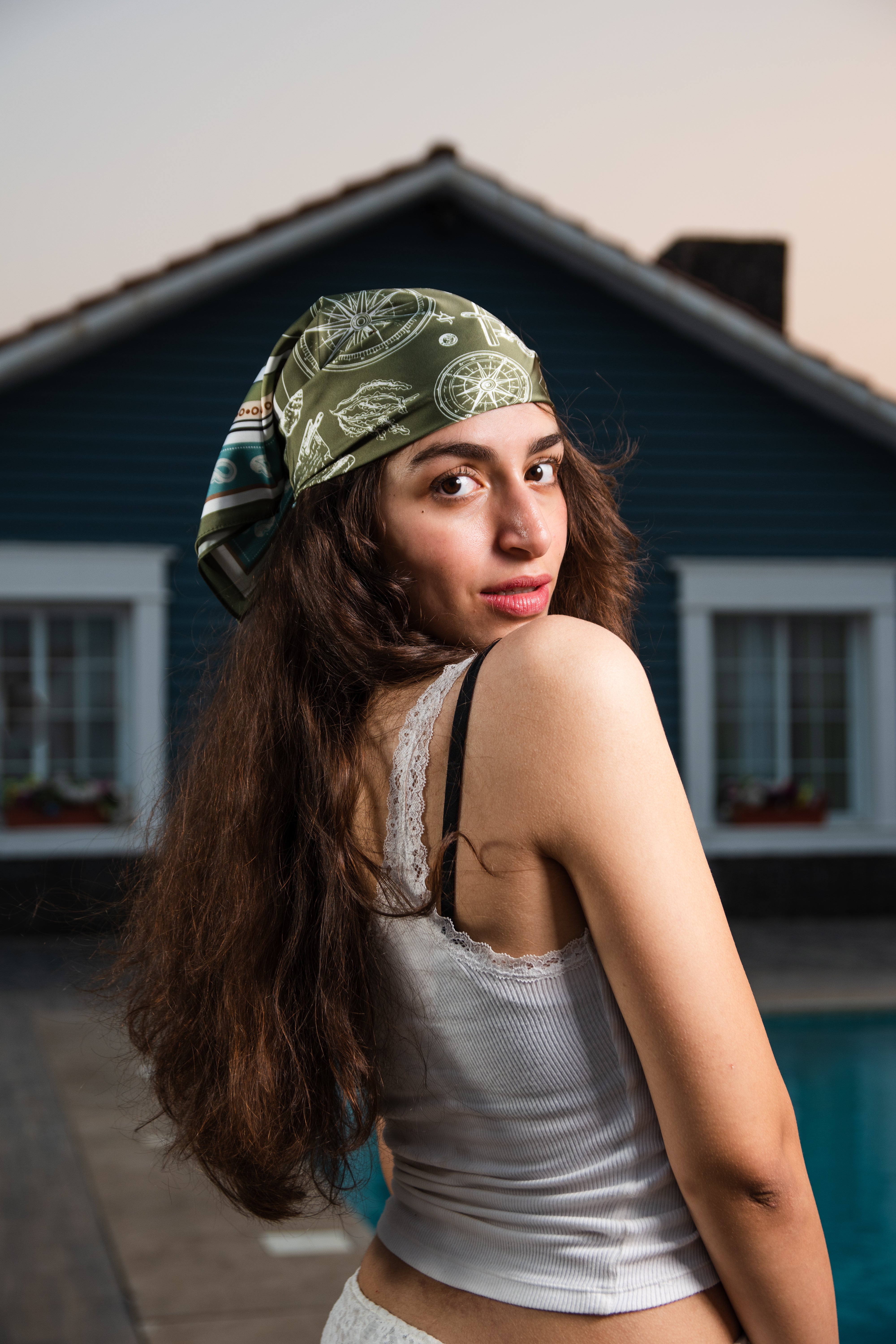 Green Dreams Headscarf