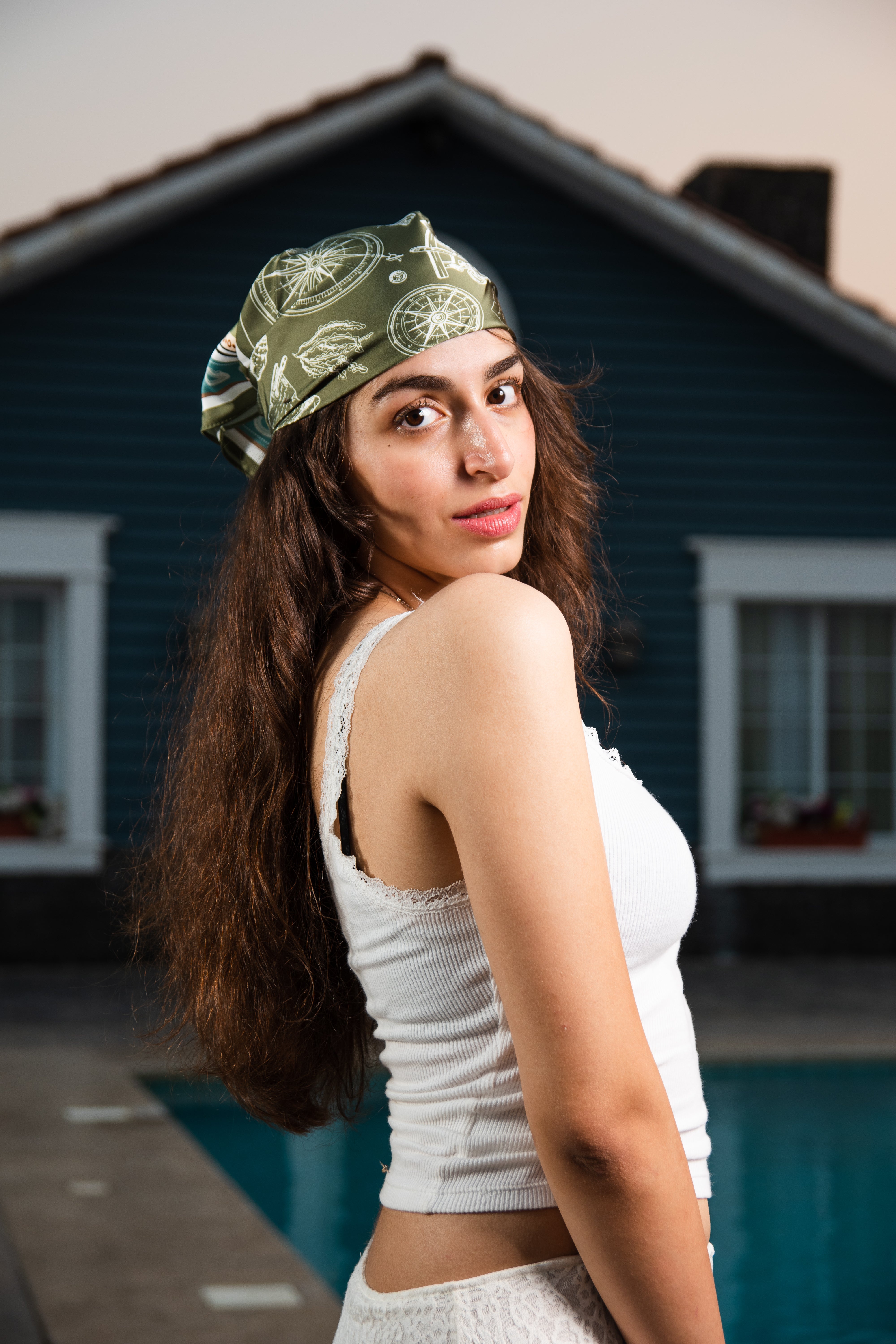 Green Dreams Headscarf