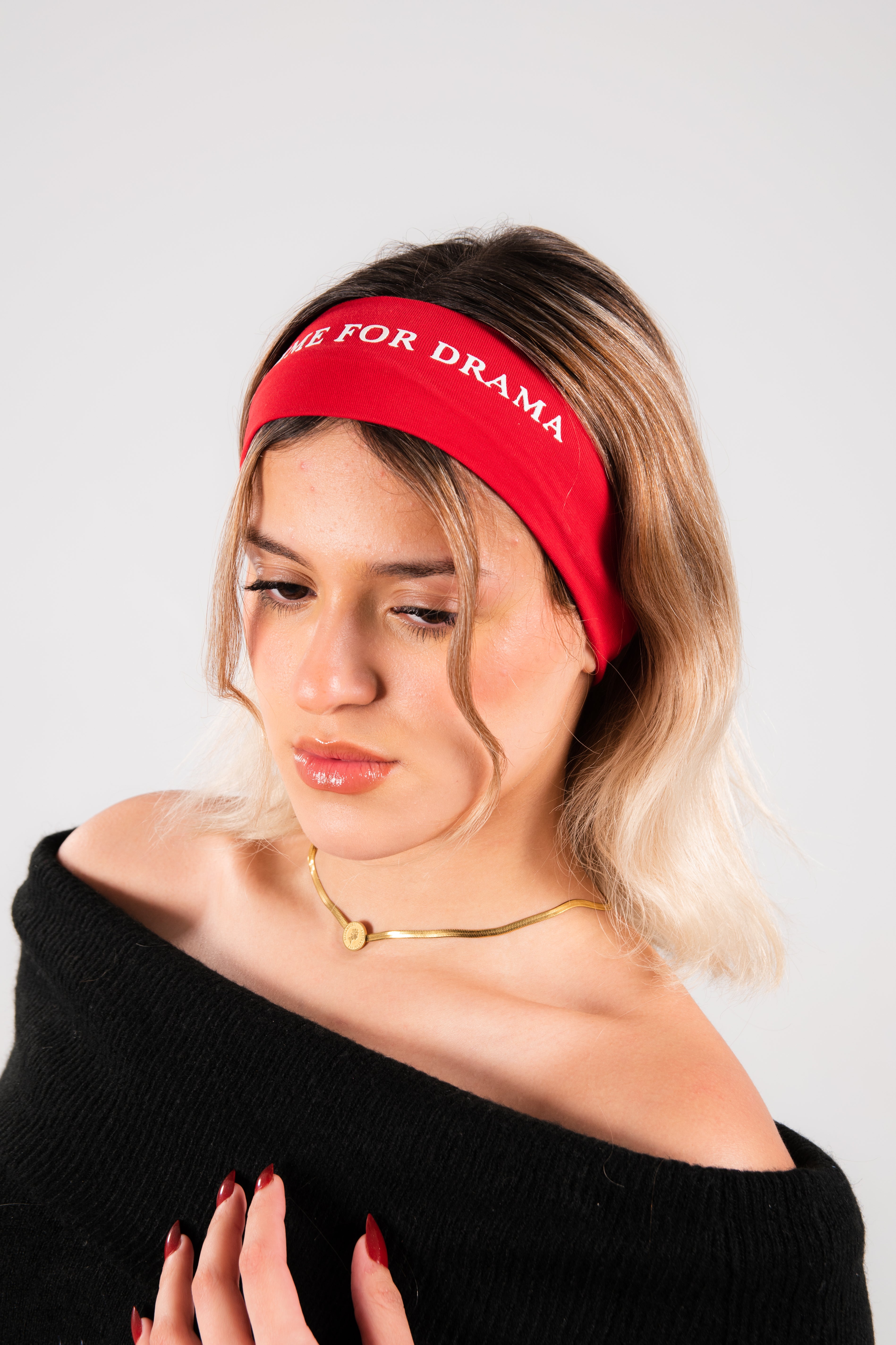 NTFD Red Thin Headband