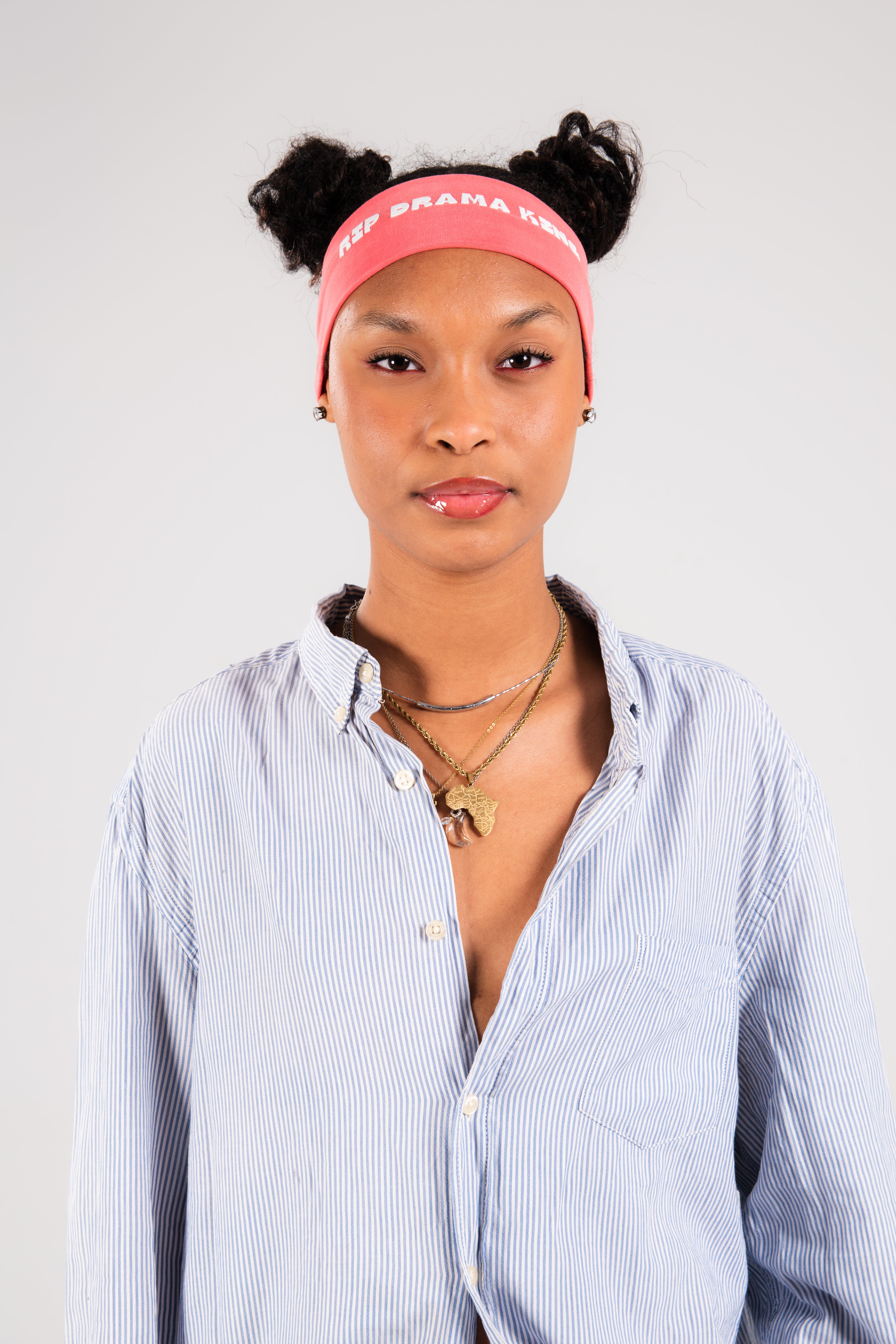 RIP Salmon Thin Headband