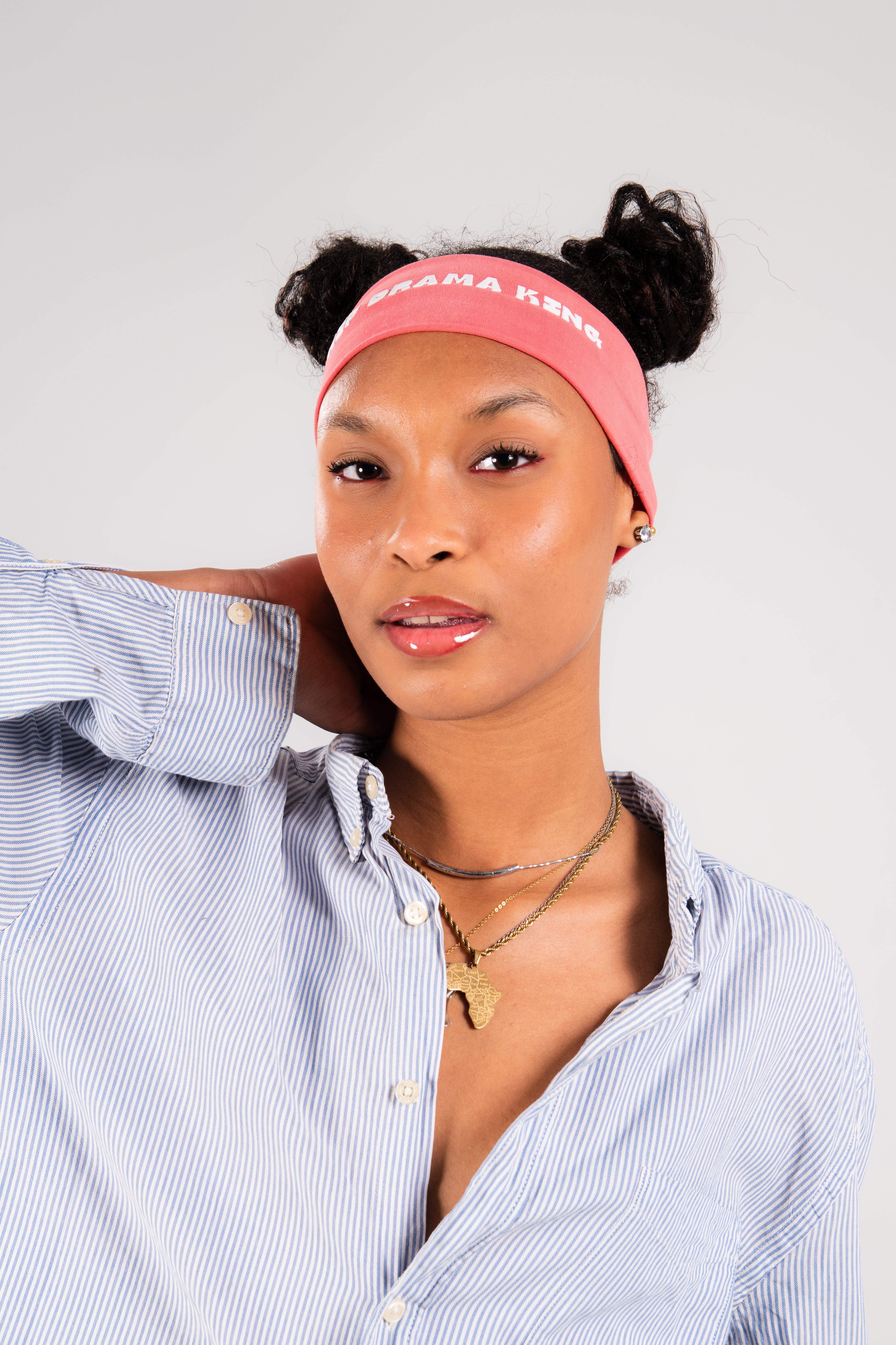 RIP Salmon Thin Headband