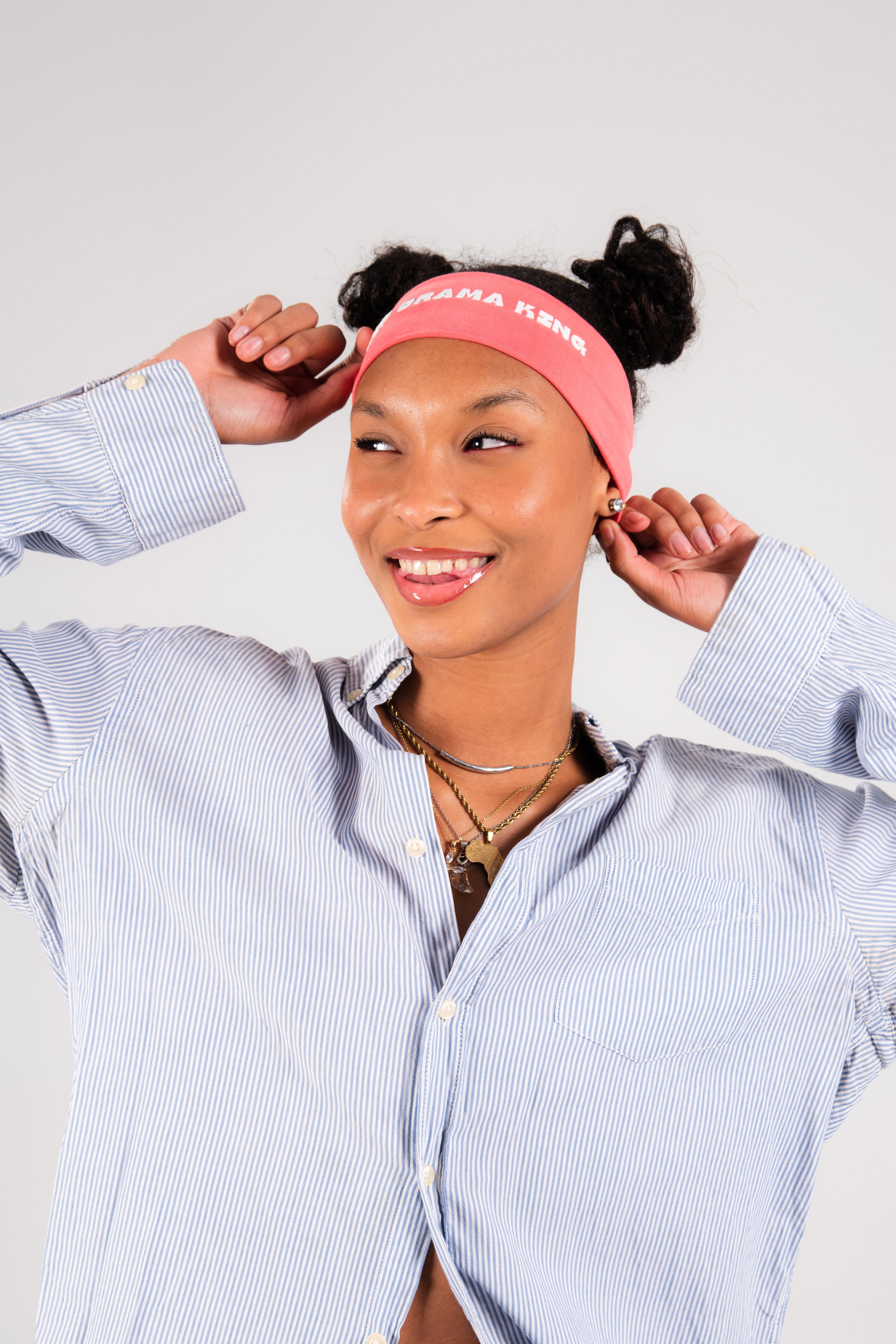 RIP Salmon Thin Headband