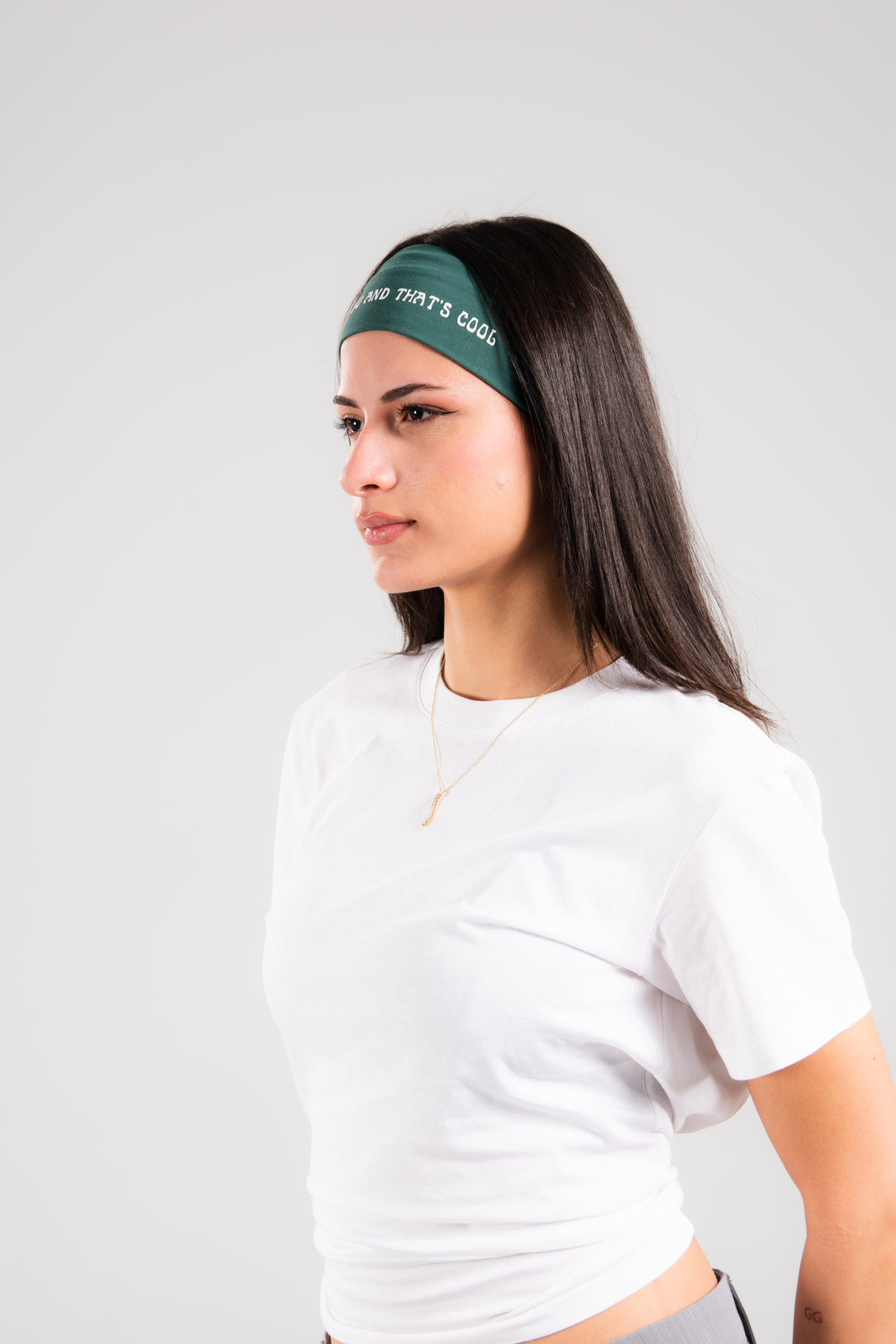 YRY Dark Green Thin Headband