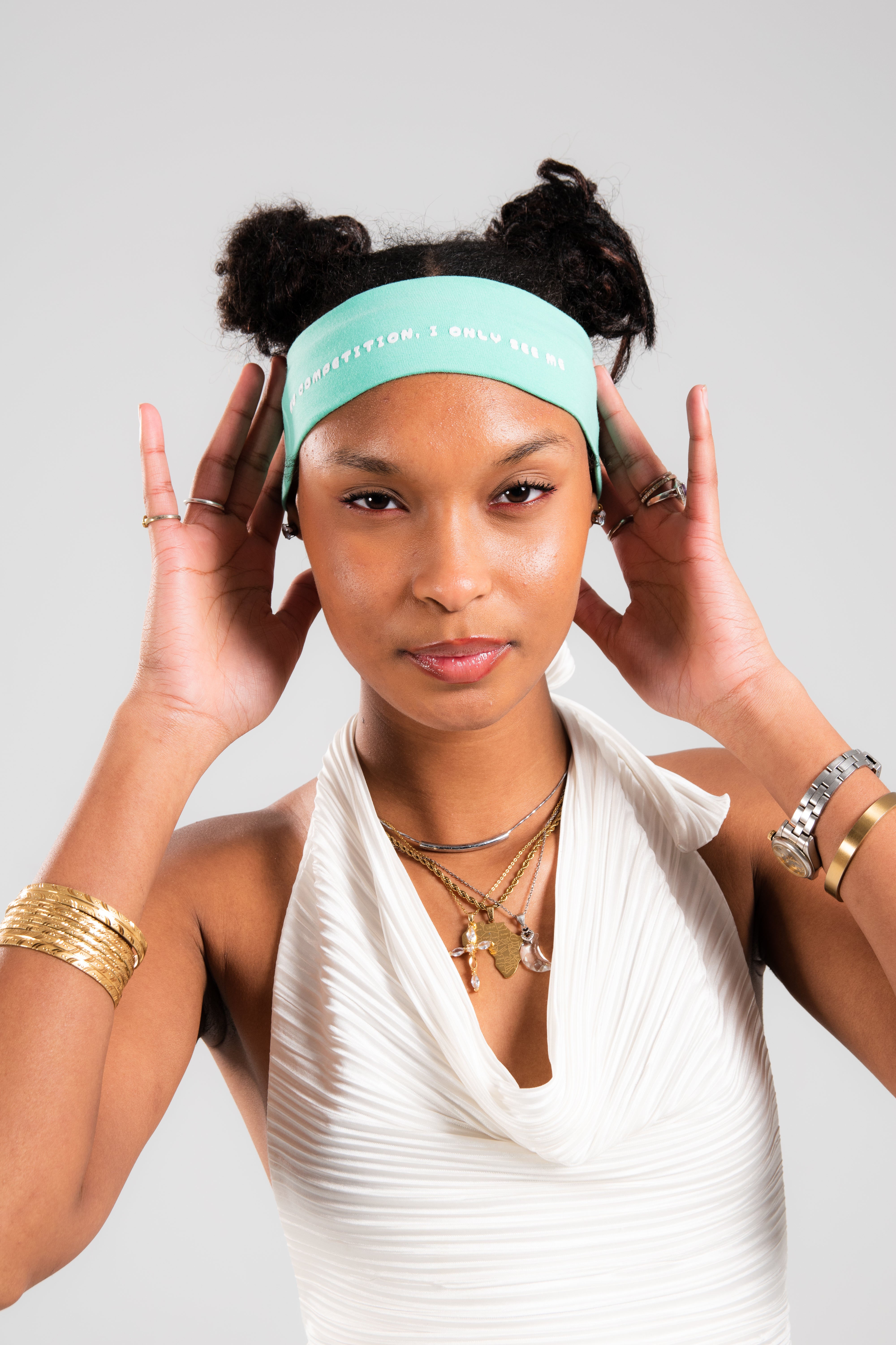 NC Turquoise Thin Headband