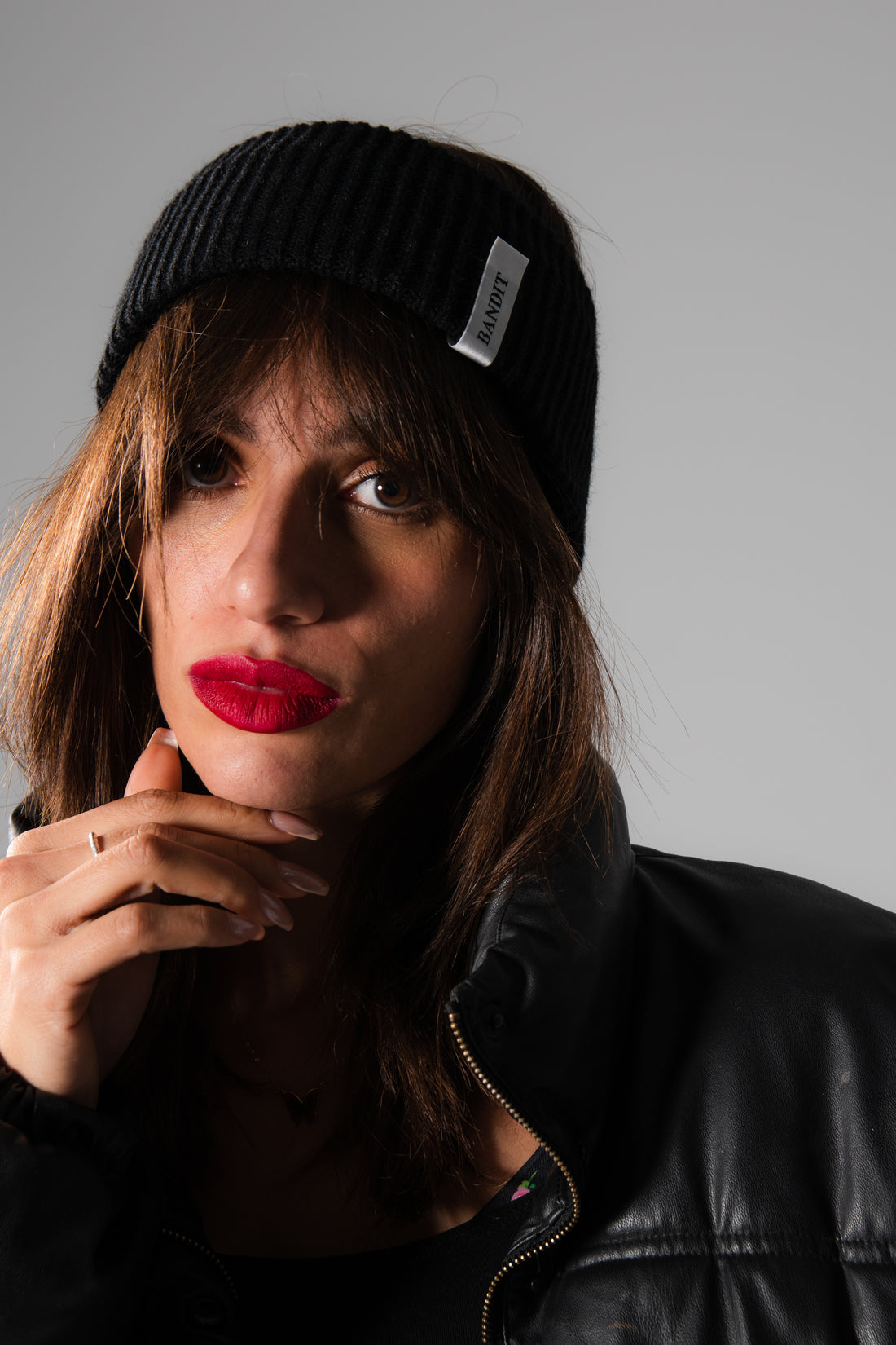 Black Mini Beanie