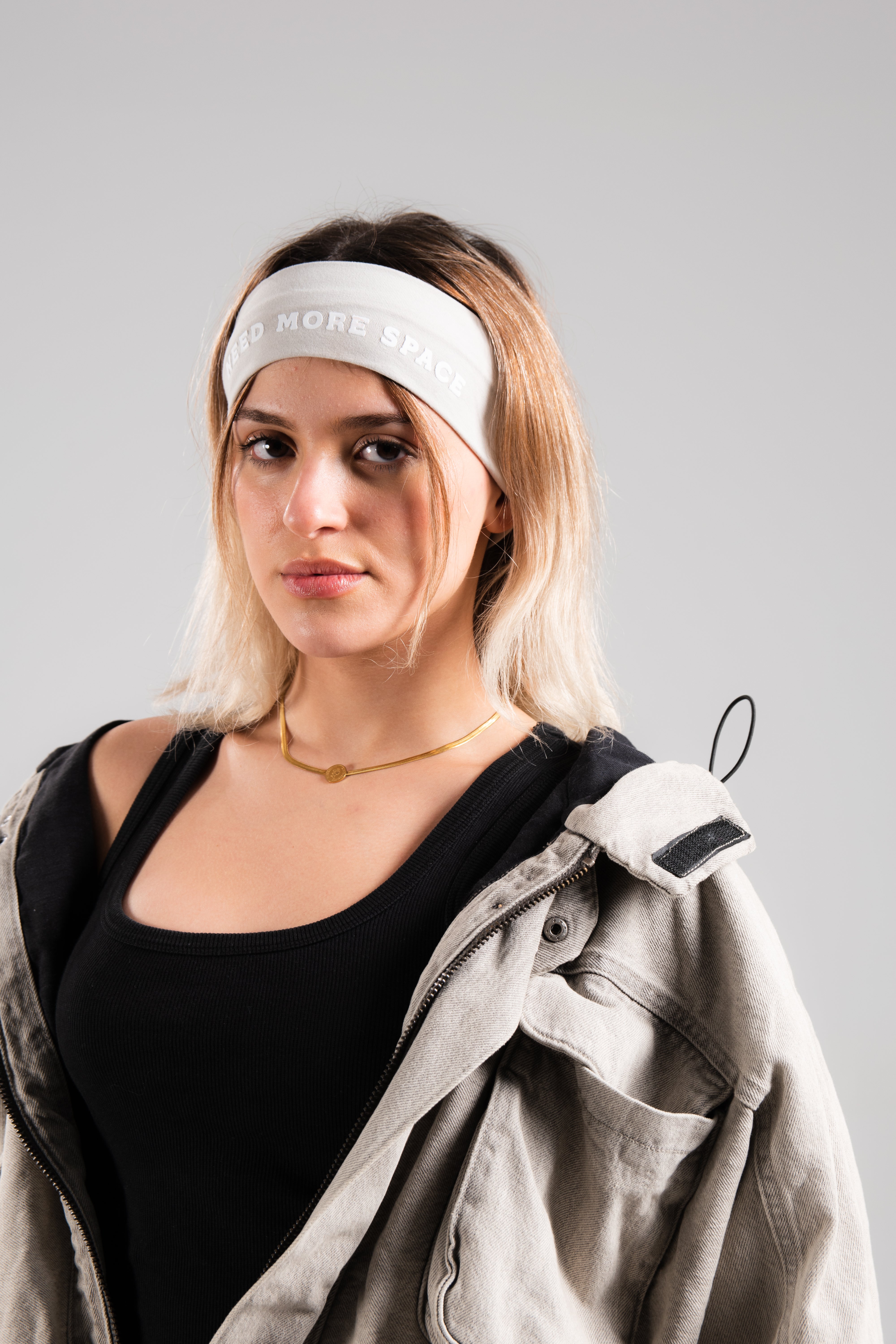 NMS Mushroom Grey Headband