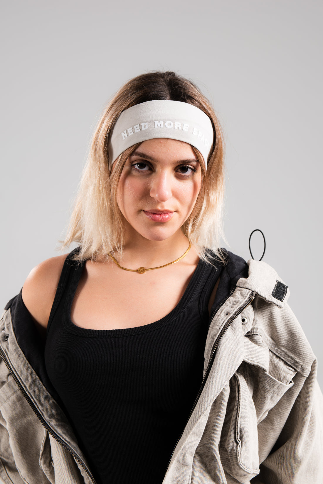 NMS Mushroom Grey Headband