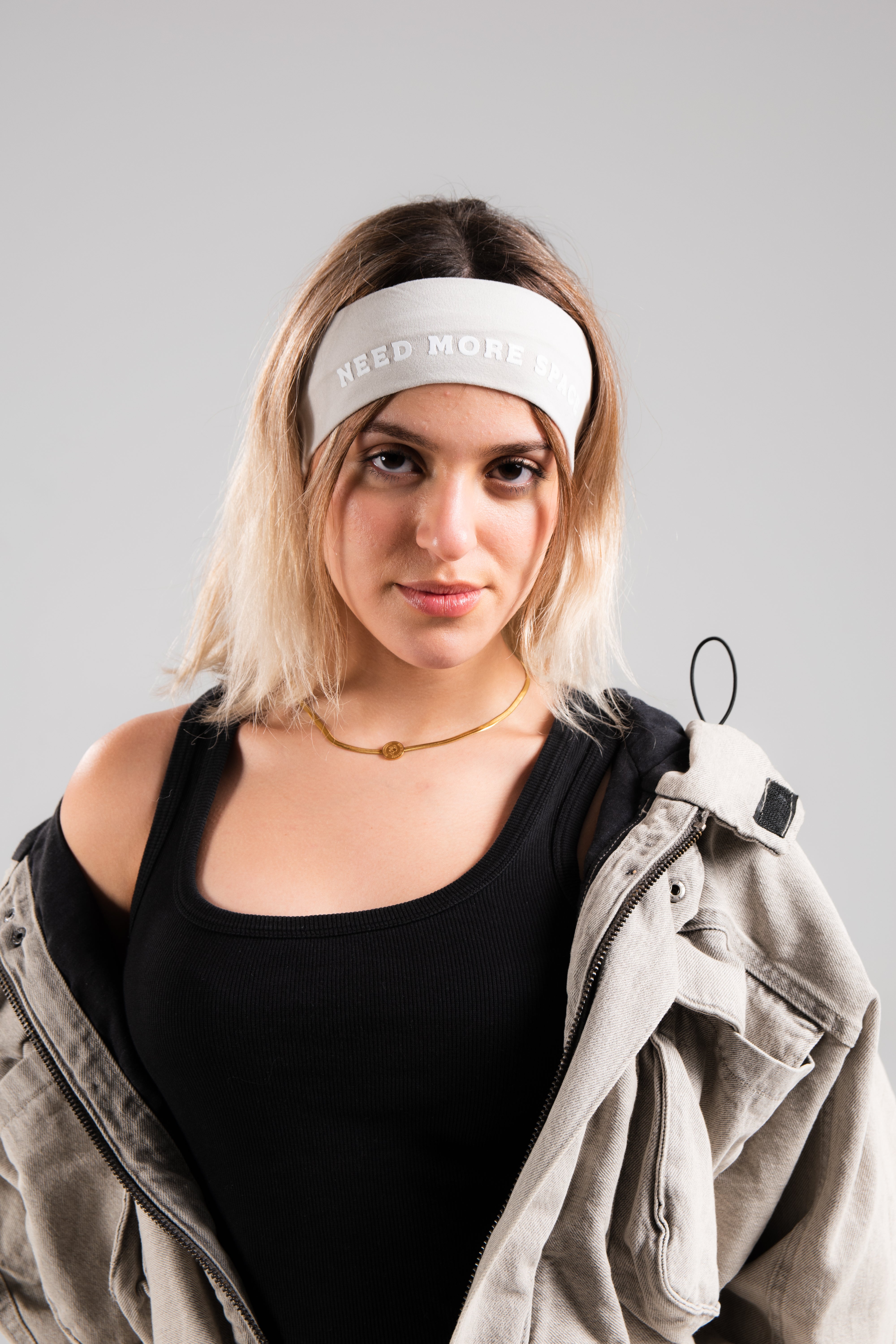 NMS Mushroom Grey Headband