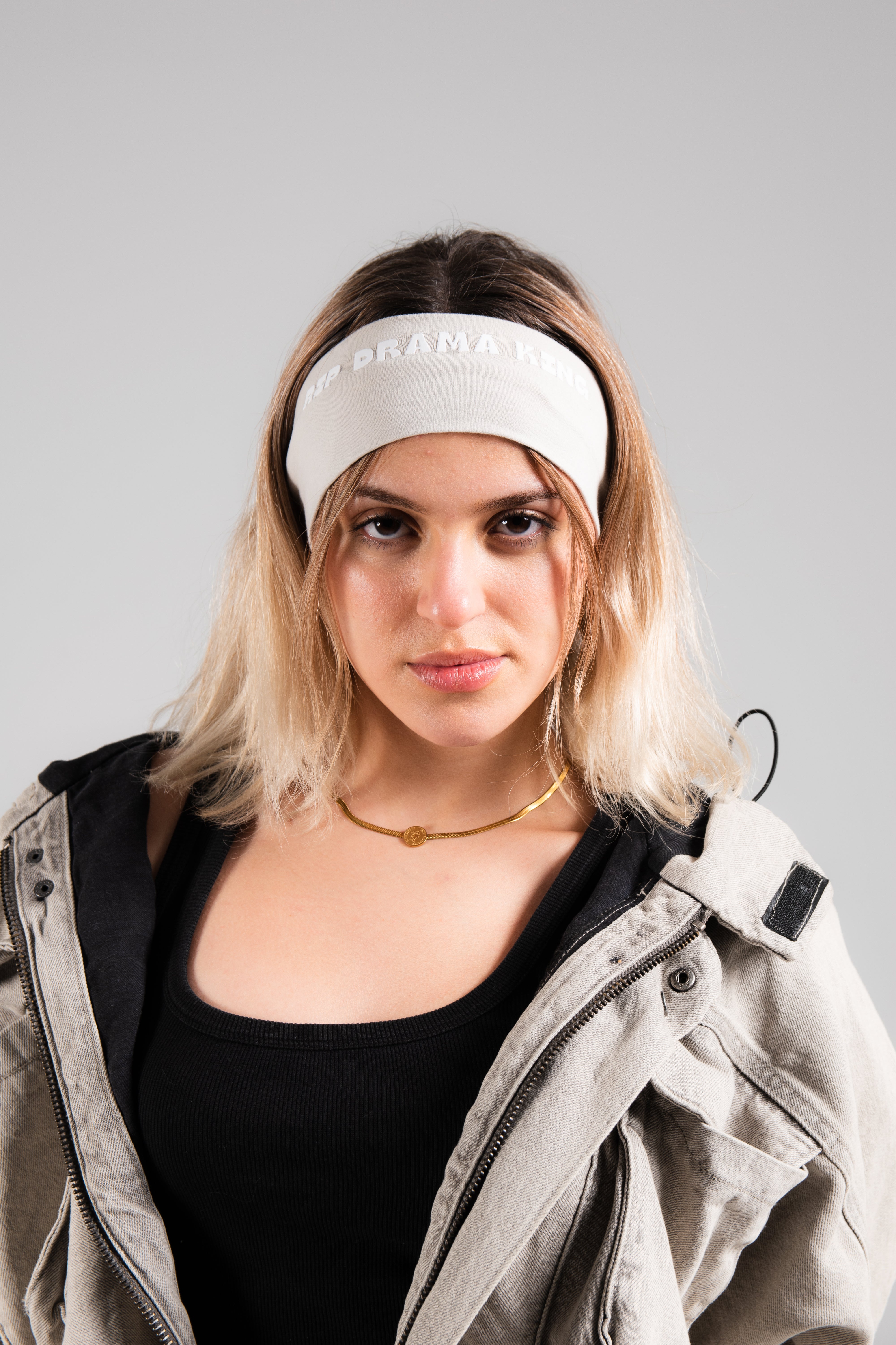 RIP Mushroom Grey Headband