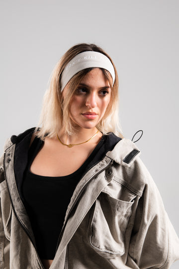 DKMV Mushroom Grey Thin Headband