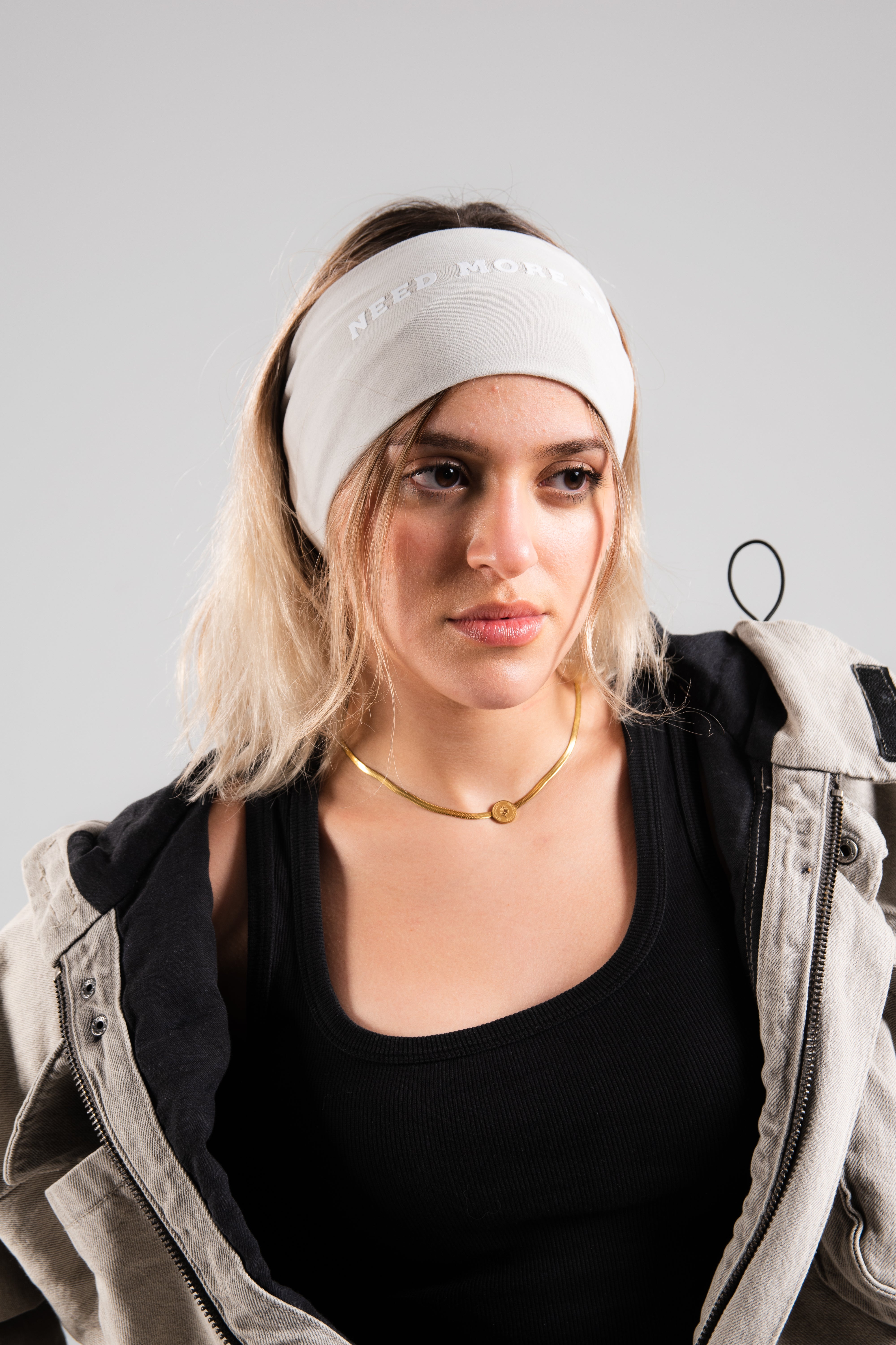 NMS Mushroom Grey Headband
