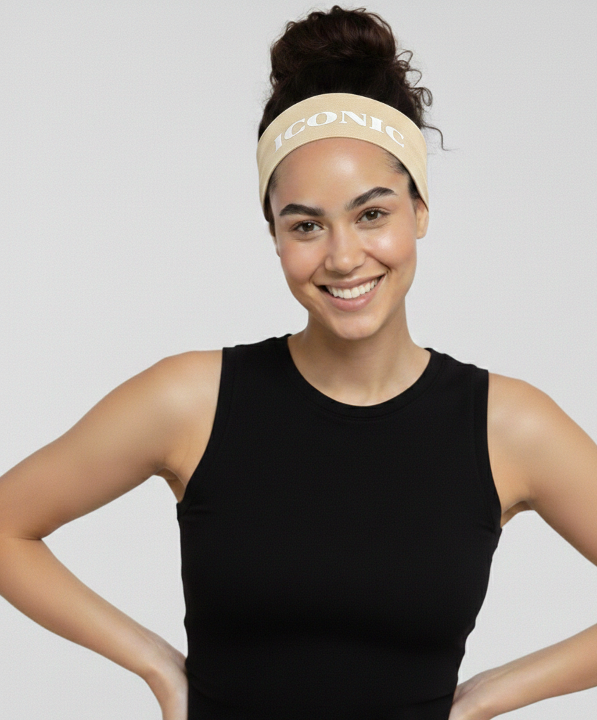 Iconic Beige Headband