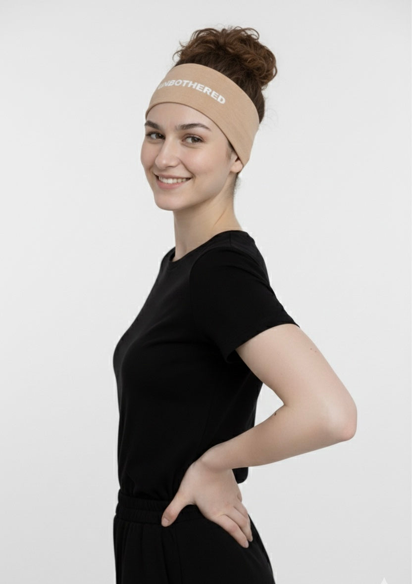 Unbothered Beige Headband