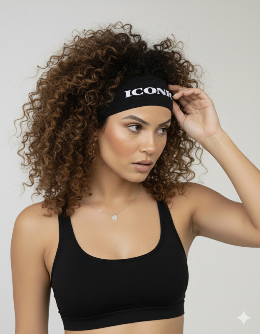 Iconic Black Headband